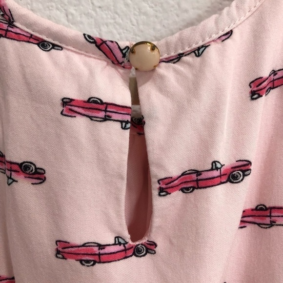 kate spade • pink infant hot rod car print dress - Picture 8 of 15